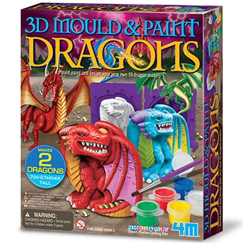 Гипсовые слепки для детей DRAGON 3D T-REX For Play