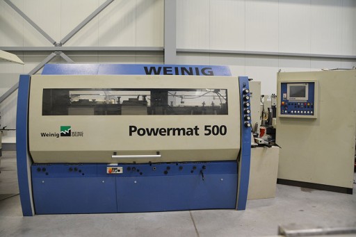 WEINIG POWERMAT 500 ЧЕТЫРЕХСТОРОННИЙ СТРОГАТЕЛЬНЫЙ СТАНОК - 6 ОТДЕЛЕНИЙ
