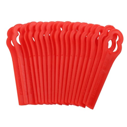 100SZT PLASTIKOWE OSTRZE DO KOSIARKA FRT18A FRT18A1