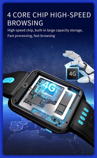 Детские умные часы с GPS-позиционированием и двойной камерой