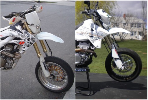 BŁOTNIK PRZEDNI CROSS ENDURO SUPERMOTO UNWERSALNY