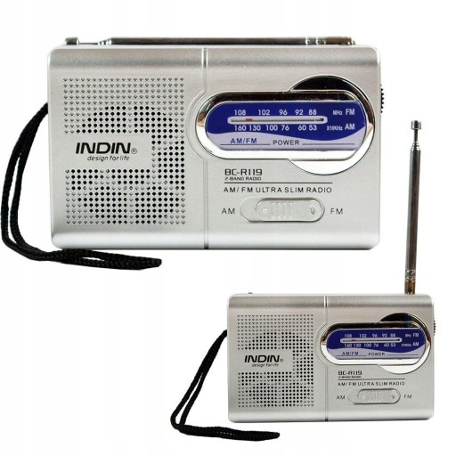 Мини-портативное AM/FM-радио BC-R22 с батарейным питанием и