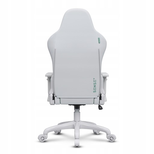 Офисное игровое кресло с ковшом из экокожи, регулируемое Sense7