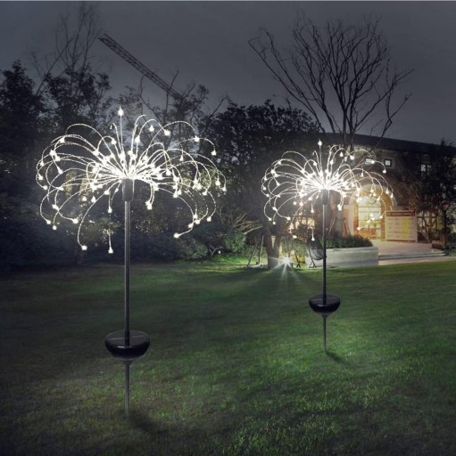 2 ШТ. СОЛНЕЧНАЯ ЛАМПА ДЛЯ УКРАШЕНИЯ САДА ДАНДУЛЯРЫ ЛАМПА 150 LED