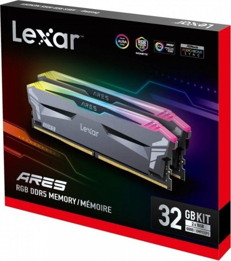 Память DDR5 ARES RGB 32 ГБ (2*16 ГБ)/6000 CL30