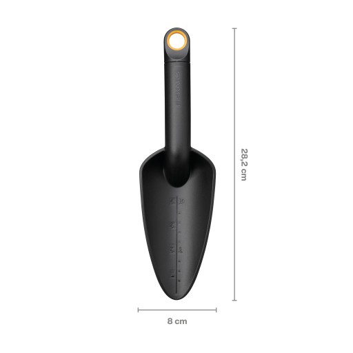 FISKARS SOLID Маленькая садовая лопата с дозатором для посадки почвы