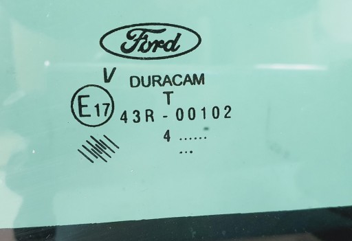 ОКНО КУЗОВА ПРАВОЕ ЗАДНЕЕ FORD TRANSIT MK6