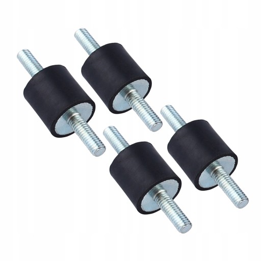 4 szt TŁUMIK DRGAŃ METALOWO-GUMOWY TYP A M6x20MM