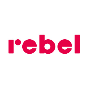 REBEL Kość K4 4 Ścian Perłowa Czarna Cyfry