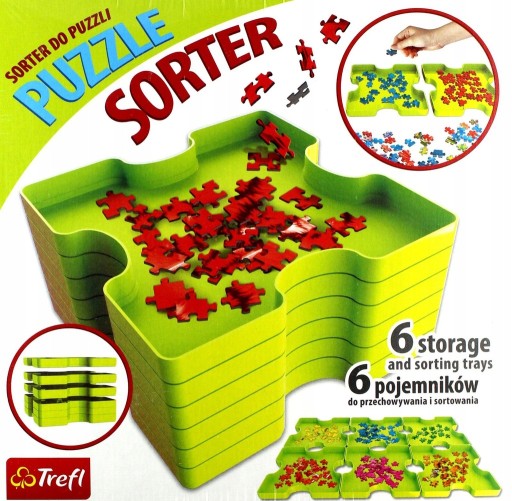 Сортировщик-пазл, 6 контейнеров
