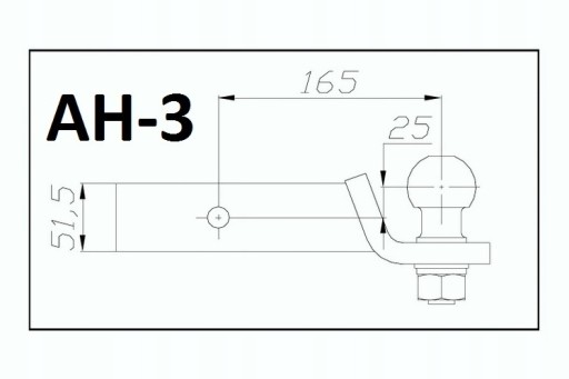 HAK HOLOWNICZY KULA ADAPTER USA CHRYSLER ASPEN