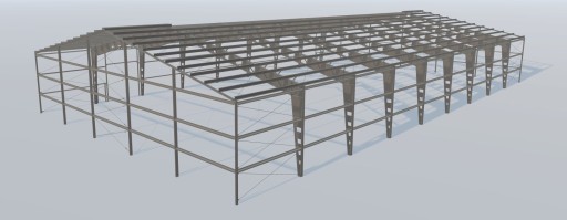 Зал из металлоконструкций 24x54x6 KOBEX HALE