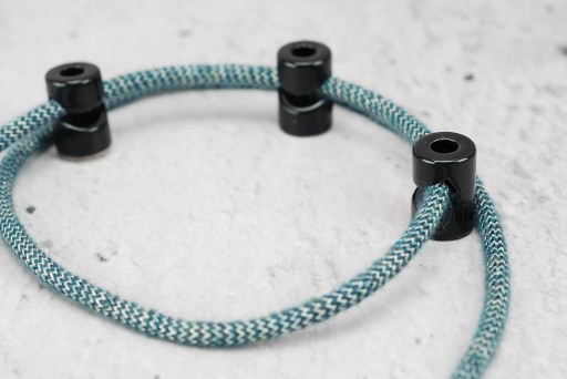черный керамический плетеный кабель держатель лофт кабель вешалка паук DIY