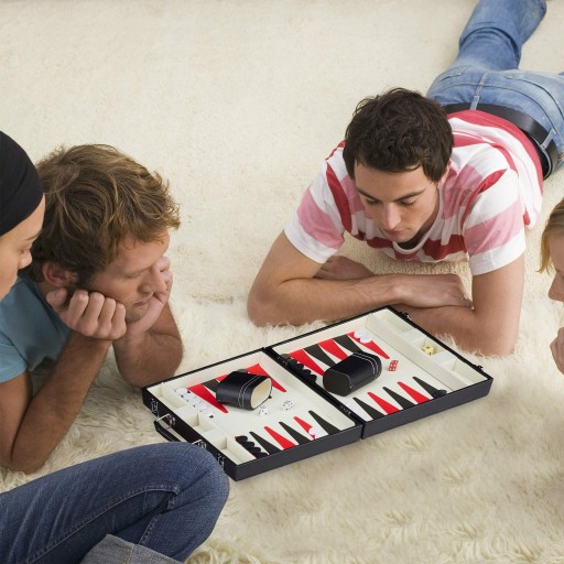 Чемодан Relaxdays Backgammon - высокое качество
