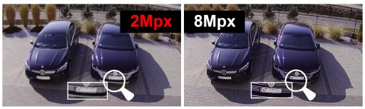 MONITORING 8 KAMER 4K 8MPX IR ZEWNĘTRZNE METALOWE