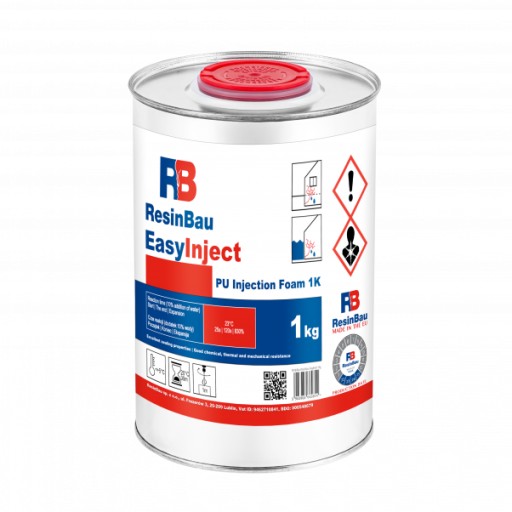 Пенящаяся смола для инъекций, останавливающая утечки EasyInject упаковка 1 кг