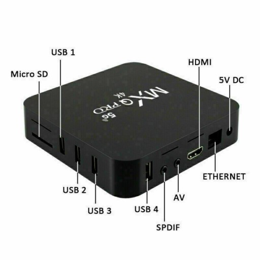 Smart TV BOX 5G MXQ PRO 4K 2+16 ГБ ANDROID 11.1
