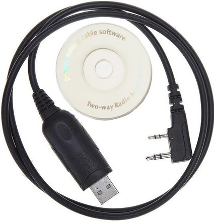 USB-КАБЕЛЬ ПРОГРАММАТОРА ДЛЯ ПРОГРАММИРОВАНИЯ BAOFENG UV-5R, UV-82, UV-6R, BF-888s