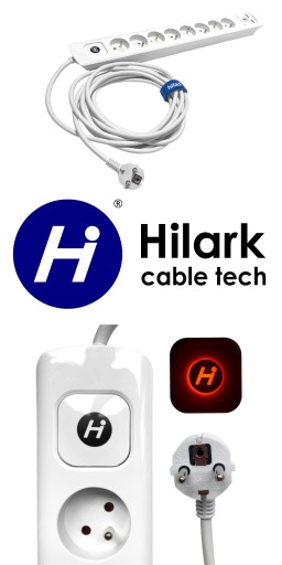 HILARK POWER STRIP 8 5M USB-розетки