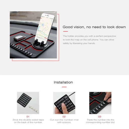 PODKŁADKA STICKY MATA POD TELEFON ANTYPOŚLIZGOWA