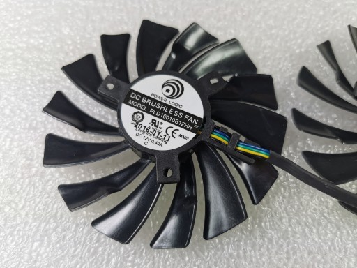2 вентилятора MSI GTX 1060 1070 1080 8G P104-100
