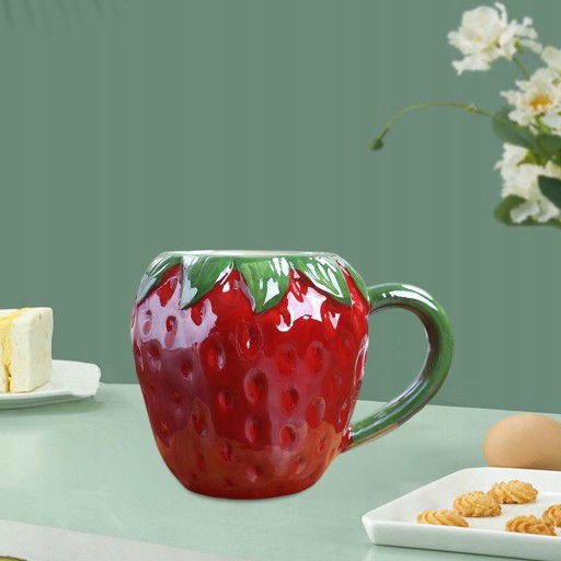 Кофейная кружка Керамическая кофейная кружка Кухня Клубника