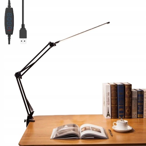 LAMPKA BIURKOWA LED KREŚLARSKA SZKOLNA BIURKO 10W