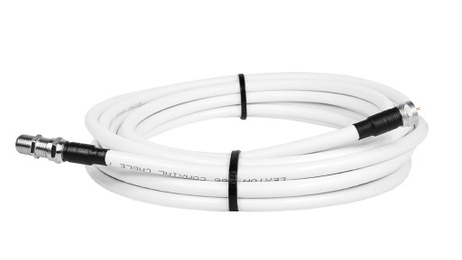 GOTOWY KABEL KONCENTRYCZNY PRZEWÓD ANTENOWY z wtykiem F i gniazdem F 7m
