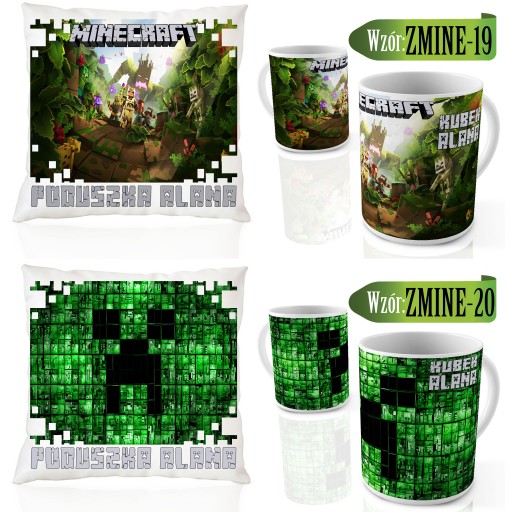 Кружка MINECRAFT + Подушка в подарок для фаната + Имя