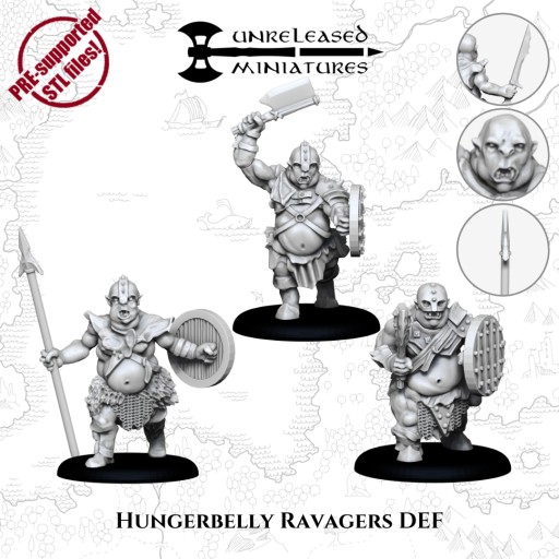 Hungerbelly Ravagers x6 - 3dmonkey