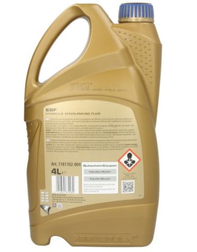 RAVENOL Гидравлическое масло ESF FLUID 4L / SSF FLUID