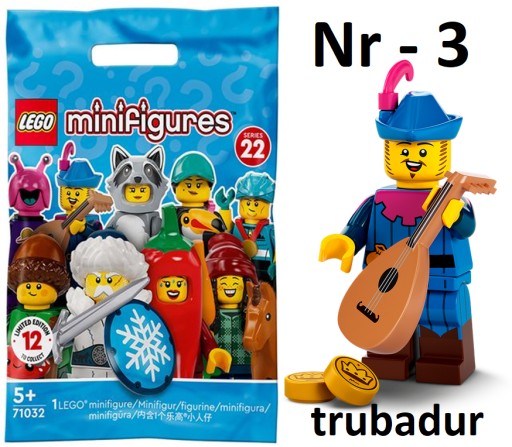 LEGO 71032 МИНИФИГУРЫ ТРУБАДУР №3