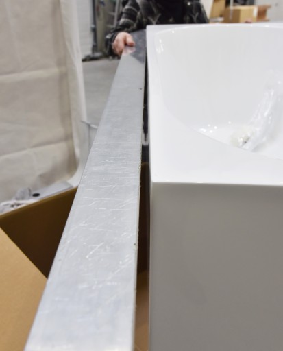 Ванна угловая акриловая правая 160см Corsan OUTLET -29%