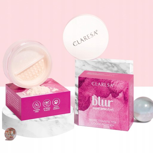Claresa Рассыпчатая пудра для макияжа BLUR SUPER POWDER