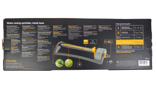 Fiskars 1023661 водосберегающий осциллирующий ороситель L 500м
