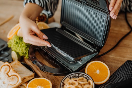 OPIEKACZ GOFROWNICA PANINI DO KANAPEK GRILL TORTILA TOST 5W1 OPIEKACZ 1200W