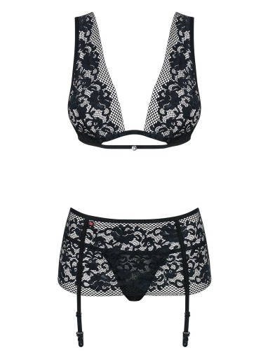 Комплект нижнего белья Figa с поясом S/M Obsessive