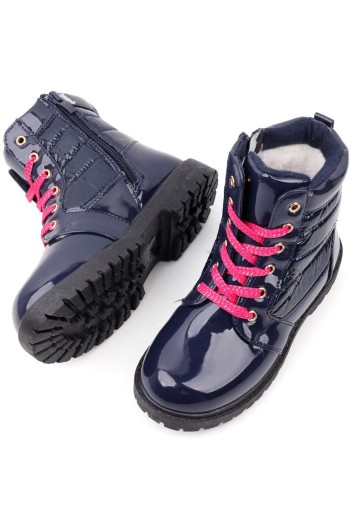 Утепленные зимние ботильоны2 Reis Navy blue 24