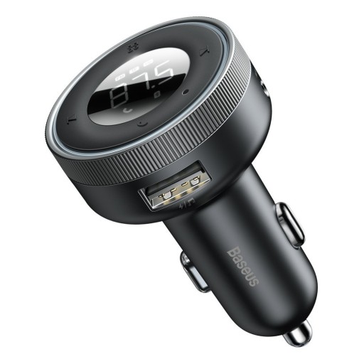 FM-передатчик Baseus, зарядное устройство Bluetooth, 2 порта USB AUX