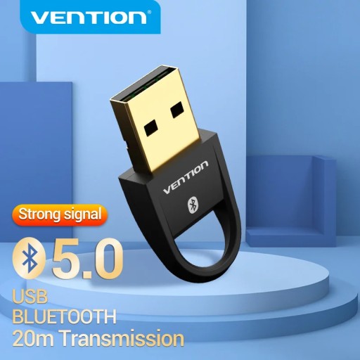 USB firmy Vention Bluetooth 5.0 Win8/10 Drive Free Adapter do mysz