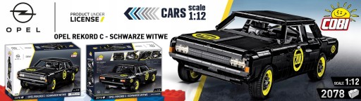 COBI 24333 OPEL REKORD C-SCHWARZE ЧЕРНАЯ ВИДОВА