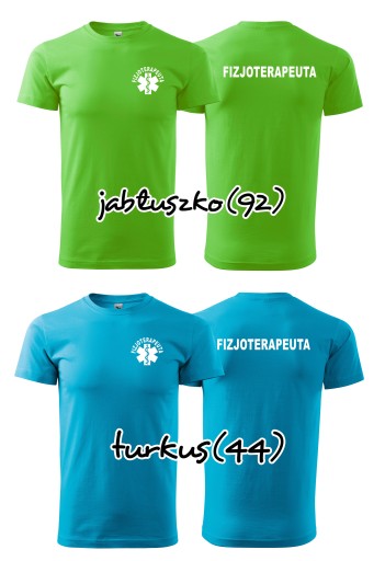 koszulka FIZJOTERAPEUTA medyczna KOLORY L