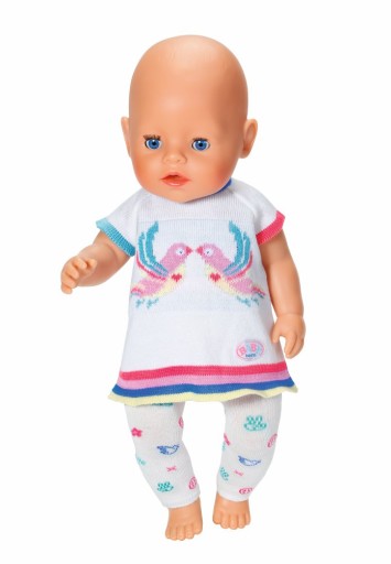 BABY BORN Zestaw dzianinowy Sukieneczka i leginsy
