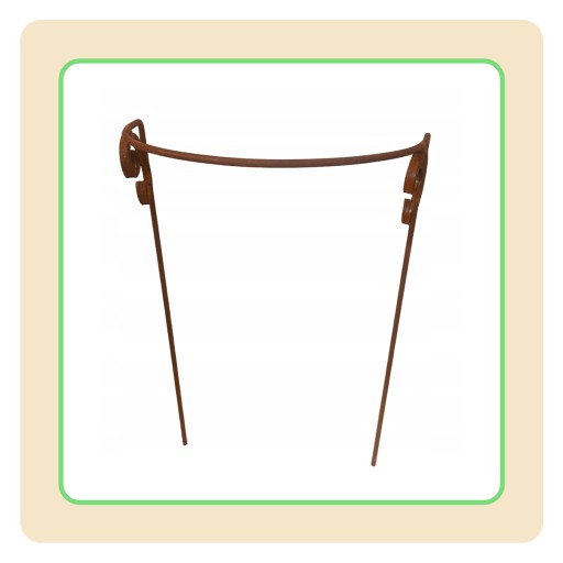 Podpora do roślin krzewów kwiatów róż PERGOLA podpórki 40/80cm okrągła 1szt