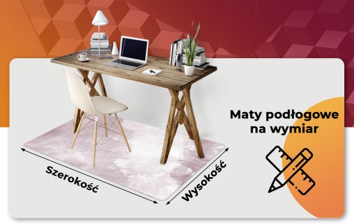Do sypialni podkładka pod fotel Papierowa Tekstura