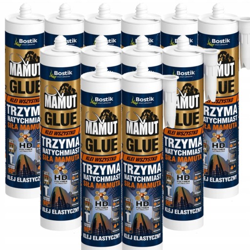 12x Универсальный монтажный клей MAMUT GLUE 290мл