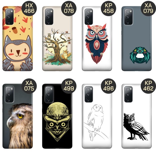 Случай для Samsung Galaxy S20 Fe / 5G Designs Owl Cover Cover