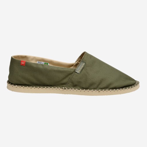 МУЖСКИЕ Эспадрильи цвета хаки с логотипом HAVAIANSA ДЛЯ ЛЕТА 42 2AXC2*