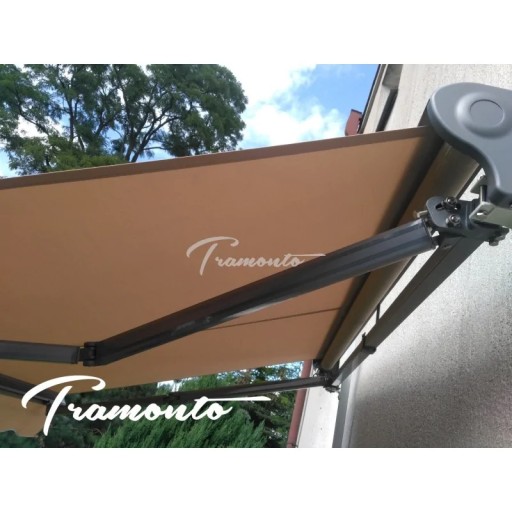 Markiza elektryczna 500x300 Beżowa PREM