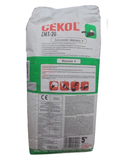 CEKOL ШТУКАТУРНЫЙ РАСТВОР 5кг ZMT-20